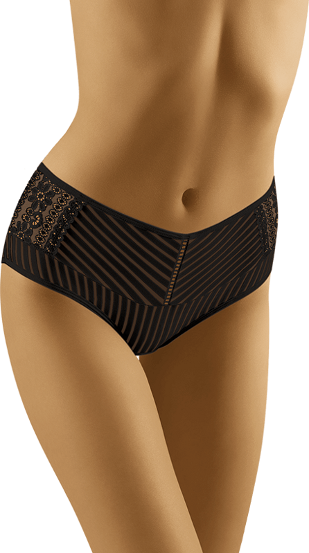 Striped panties eco-PA MAXI Wolbar Striped panties eco-PA MAXI Wolbar