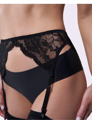 Black garter belt DAISY Julimex