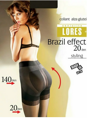 Tights with push-up effect BRAZIL EFFECT 20 DEN Lores
