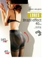 Tights with push-up effect BRAZIL EFFECT 40 DEN Lores