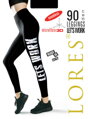 Leggings with a wide elastic waistband LET'S WORK 90 DEN Lores