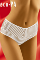 Striped panties eco-PA MAXI Wolbar