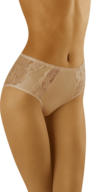 Cotton panties with lace eco-VU MAXI Wolbar